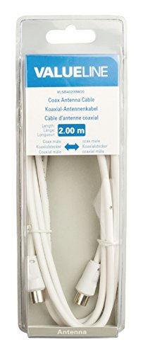 Preisvergleich Produktbild Valueline vlsb40200 W20 Kabel 2 m Weiß