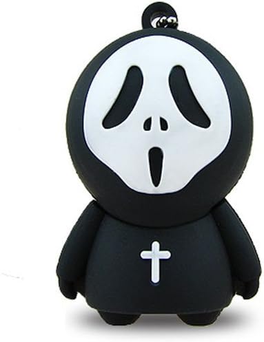 SHIDAIZHOU Cool Skull Skeleton Headshot Grim Reaper The Death Ghost USB Flash Drive 32GB Zombies Memory Stick U Disk