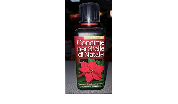 Concime Per Stella Di Natale.Concime Liquido Per Stelle Di Natale Amazon It Giardino E Giardinaggio