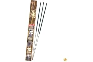 PAINT IT EASY NEU Carat Riesen-Wunderkerzen, 30cm, Brenndauer ca. 80 Sekunden - Das Original - Inhalt: 10 Stück