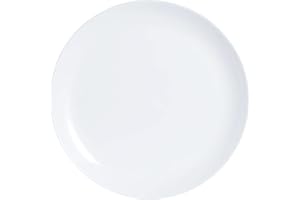 Luminarc Diwali talerz płaski, opal, 25 cm, biały, 6 sztuk