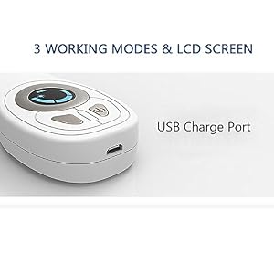 Woolala Small Electric Hair Removal Tool Blue-ray Heat Travel Epilator Painless for Face, Hair and Body - Image 7
