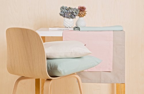 Fino Kissenhülle ca. 50 x 50 cm hochwertig & knitterarm Farbe (30 Grün) 1 Stück - 5