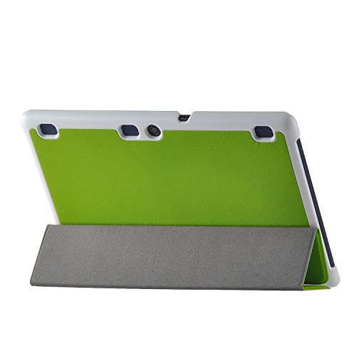 ELTD Lenovo TAB3 10 Plus / Lenovo Tab 3 A10-70F Hülle Case – Ultra Schlank Smart Cover Tasche Schutzhülle Case für Lenovo TAB3 10 Plus / Lenovo Tab 3 A10-70F 25,65cm (10,1 Zoll Full HD IPS) mit Standfunktion, Grün - 3