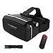 Produktbild 3D-VR-Brille, YSSHUI 3D-VR-Headset mit Bluetooth-Fernbedienung Karton Virtual Reality Handy 3D-Filme Spiele mit Harz-Objektiv für 4,7-6,0 Inch Handys