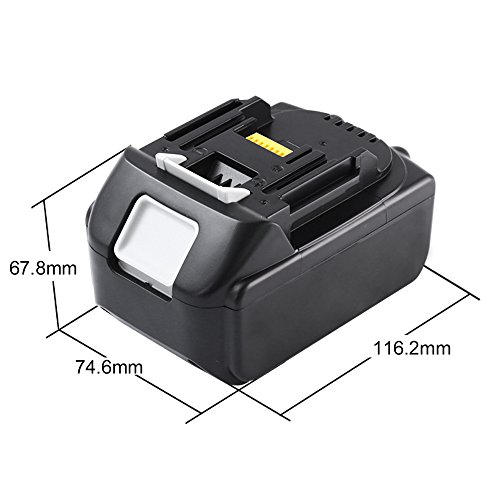 Eagglew 18V 4,0Ah Li-ion Werkzeugakkus Akku Für Makita 194205-3,194309-1, BL1815,BL1830, LXT400 - 8