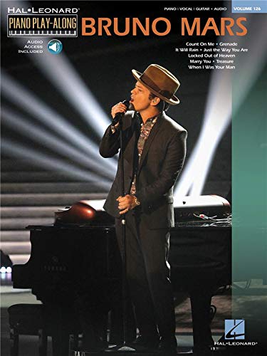 Download Piano Play-Along Volume 126: Bruno Mars. Partitions, CD pour Piano, Clavier, Paroles Seulement, Guitare avec rythmique Download Piano Play-Along Volume 126: Bruno Mars. Partitions, CD pour Piano, Clavier, Paroles Seulement, Guitare avec rythmique