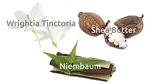 Pflege bei Schuppenflechte (Psoriasis) und trockener, juckender und schuppiger Haut – PsoriCol Salbe 100ml (~90g) – Creme mit wertvollen Pflanzenextrakten (Curcuma, Wrigthia Tinctoria, Rubia Cordifolia) und natürlichen Ölen (Kokosnuss, Shea Butter, Neem). - 4