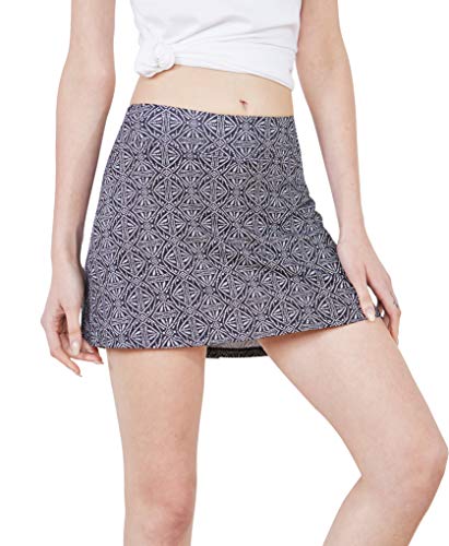 HonourSport－Jupe-Short de Golf Courte Moulant Elastiquée pour Sport－Femme