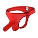 Produktbild UJUNAOR Herren Tanga Elefant Reizvolles Thong Beutel T Dessous Erotik Slips Unterhosen Unterwäsche Stringtanga Scherzartikel Geburtstagsgeschenk(Rot,Medium)