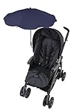 Universal Sonnenschirm Regenschirm für Kinderwagen und Sport Buggy, Babywagen Schirm mit Universal Halterung, UV-Schutz50+ Sonnensegel Sonnenschutz - 2