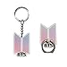 Produktbild LLGL-EU BTS Keychain & BTS Handyhalter Ring, BTS Band Members Fan Schlüsselbund Schlüsselanhänger Anhänger Ornament und Handy Fingerhalter Halter Halterung, The Army