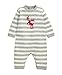 Mamas and Papas Unisex Baby Reindeer Knitted Striped Romper, Grey, 9-12 Months (Manufacturer Size:9-12)