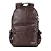 Produktbild SODIAL(R) Klassisches Beilaeufiges PU-Leder Retro Fashion Unisex Schule Studenten Laptop Rucksack fuer Camping Reise Passend fuer Acer Aspire MacBook iPhone iPad und Samsung Tablet (Kaffee)