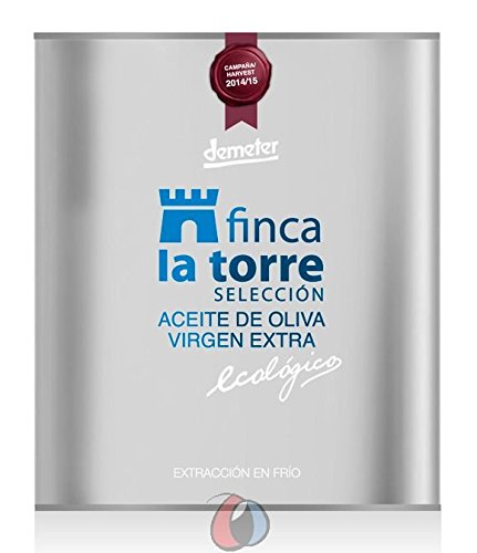 2 latas de 2l - Finca la Torre - Aceite de oliva virgen extra Arbequina ecológica por Oliva Oliva Internet S.L.