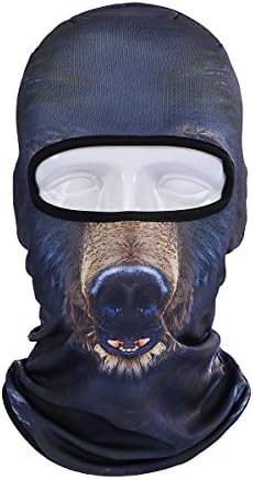 Balaclava Face Mask, 2017 3D Animal Active Full Face Mask for Skiing Cycling Motorcycling Helmet Liner Hiking Camping Neck Warmer