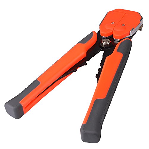 Kuman Industrial Tools 8-Inch Self-Adjusting Automatic Wire and Cable Stripper Cutters Crimper Stranded Wire Cutting for Industry P8100 - 4
