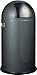 Produktbild WESCO Abfallsammler Pushboy 50l graphit H.755xD.390mm Einsatz a.Stahl