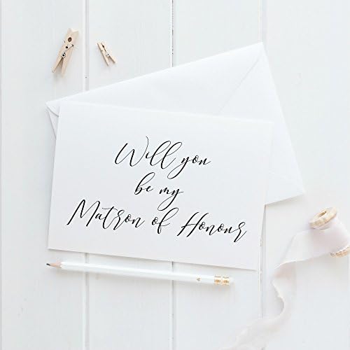 Will you be my Maid of Honour Card, Will you be my Matron of Honour, Bridesmaid Invitation, I can't say I do without you, Bridesmaid Proposal Cards