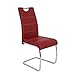 Produktbild Pharao24 Freischwinger Set in Rot Metall (4er Set) 2er Set