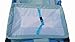Portable Baby Fetal Travel Cot Bed Children Playpen With Entryway & Toys & Mat (Blue)