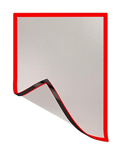 Funda magnética A4 sin ventana ROJO 5 unidades. Marco magnético