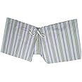 Men's Lattha Traditional Pure Cotton Underwear aka Patta wala Janghiya, Dhari wala/ Striped Undergarment, Khadi Latthe Ka Jangia, Nicker,Chaddi; Nade wala kachha with wide Miyani/Asan & Back Pocket & Drawstring/Nada