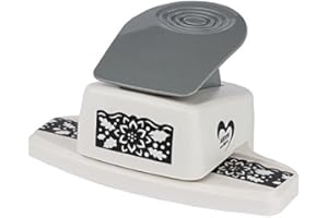 Ideen mit Herz Perforatrice de porte Royal - 2,9 x 6 cm - Perforatrice à motif pour papier - Bricolage (étoile de Noël avec effet pop-up)