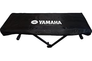 JENART Keyboard Cover to fit Yamaha P45 - DC38A (White Logo)
