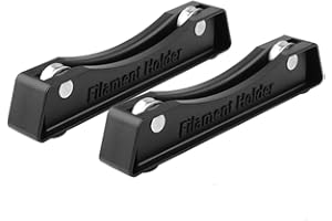 euroharry Uchwyt filamentowy do drukarki 3D z łożyskami kulkowymi, akcesoria do druku 3D, półki mocujące, regulowane szpulki materiałów eksploatacyjnych do PLA/ABS/TPU/innych (uchwyt filamentu)