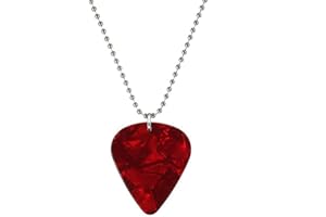 EHOTER Hellfire Club Eddie Munson Collier médiator de guitare Eddie Munson Bijoux pour homme et femme Collier Cadeaux pour homme