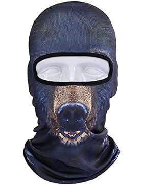 VERTAST balaclava Sturmhaube, 3d Tier aktive Kopfhaube für Skifahren Radfahren Motorradfahren Helm Liner Wandern...