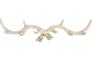 Hansmeier Antler Coat Hook – Stylish, Elegant & Modern – White – 73 cm – Decorative Deer Antlers – Multi-Purpose Hooks and Wall Decoration – High Load Capacity