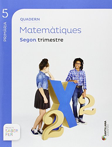 QUADERN MATEMATIQUES 5 PRIMARIA 2 TRIM SABER FER