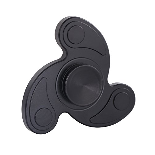Fidget Hand Spinner,JuHaoTrade Anti-Anxiety Spinner Focusing Fidget Stress Reducer Toys - Perfect For ADHD, Anxiety, ADD, Autism Kids & Adults, Great Gift for Killing Time (Black 1)