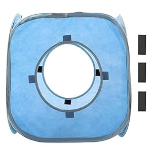 Semme Cat Kitty Play Cube, Tienda de campaña Plegable con túnel para Mascotas, Tienda de campaña Plegable con Puntadas cuadradas, Juguete para Gato, cubeta Plegable para Gatos