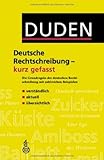 Cover zum Buch Duden, Deutsche Rechtschreibung kurz ...