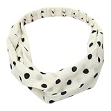 AMUSTER Damen Elastische Blume Gedruckt Stirnbänder Frauen Chiffon Gestrickte Verdrehte Weiche Turban Kopf Verpackungs Stirnband elastischen Wrap Turban Haarband