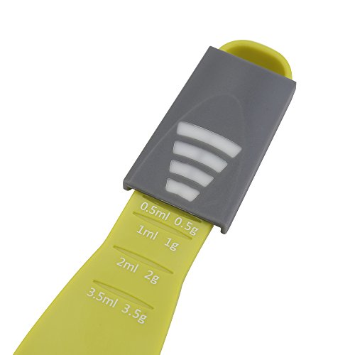 Uten Messlöffel Dosierlöffel, Einstellbarer Kaffeelöffel Teelöffel, Ideal für Küche und Kochen, Eiweiß, Pulver, Gewürz, Medizin - 4