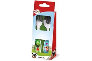 ILS I LOVE SHOPPING BING | Set de couverts pour enfants en acier inoxydable - fourchette et cuillère (Bing)