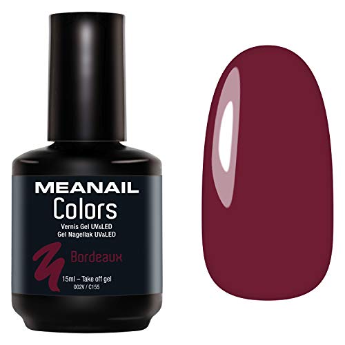 Esmaltes De Uñas UV LED Gel Uñas Laca Soak Off Esmaltes Semipermanente Nail Polish Ideal Manicura y Pedicura Pintauñas Nail Art  Meanail Colors 15ml Duración Hasta 3 Semanas