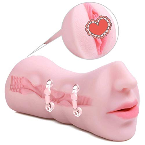 ZEMALIA ANA Masturbador Masturbación Oral Realísta Masculina de Silicona con Garganta Profunda, Simulación 3D Realísta de la Vagina, Juguete Erótico del Sexo para los Adultos, Paquete Discreto