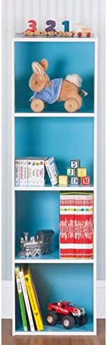 4 Tier Coloured Bookcase (Blue)