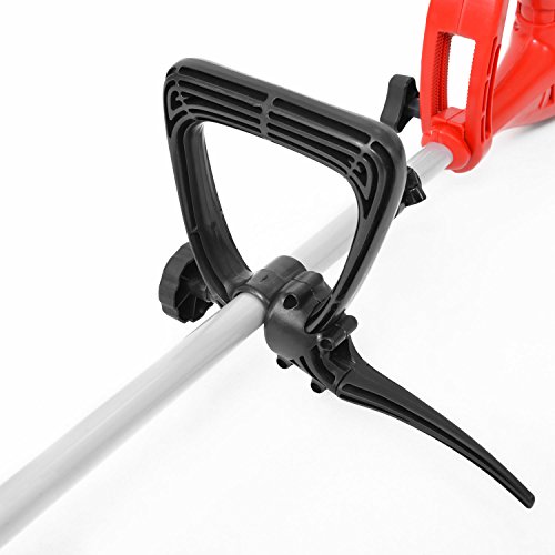 HECHT Elektro-Motorsense 1238 Rasen-Trimmer Freischneider (1200 Watt, inkl. Fadenspule, 3-Zahnmesser und Tragegurt) - 6