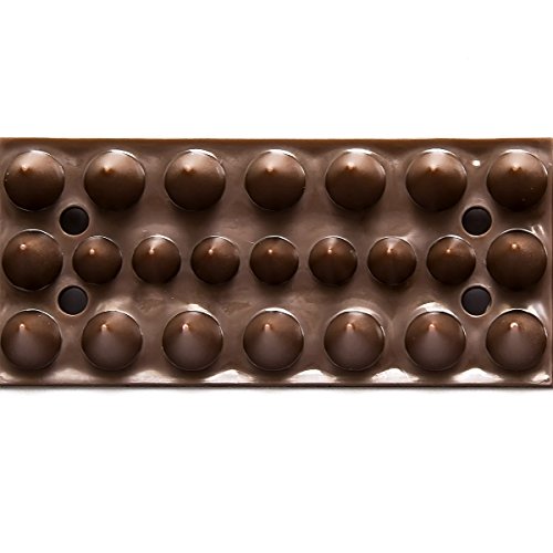 Relaxdays Vogelabwehr 4 Paneele je 49 cm mit Spikes Gesamtlänge 2 m mit jeweils H x B x T 1,7 x 4,2 x 49 cm für, dunkelbraun - 4