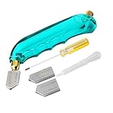 ★Heavy Duty - Cabezal de hierro esmerilado de calidad industrial, la rueda está fabricada en carburo de tungsteno duradero, la vida útil de corte supera los 20000 metros, ¡hasta 30 veces más que otras cortadoras!