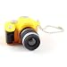 Produktbild gperw 1 Stück Mini Digital Single Lens Spiegelreflexkamera Stil LED Flash Light Sound Schlüsselanhänger Decor, gelb, 4.95 x 3.4 x 5.3cm