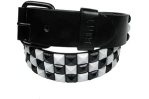 BULLET 69 3-rzędowy szachownica piramida punkowy pasek gotycki rockowy kolorowy