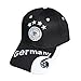 Produktbild Newin Star Unisex Baseballmütze, Baseball Cap aus Baumwolle mit Verschiedener Land Stickerei für Baseball-, und Fußballfans Verstellbare Baseballkappe für Sport und Reisen, WM Fanartikel, Deutschland