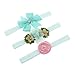 Produktbild Accesorios para el cabello del bebé conjunto de diadema combinación de flor artificial de nylon elástico para niños 3 piezas